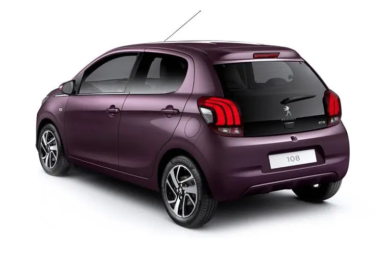 Peugeot 108 Hatchback 1.0 72 Collection S+S exterior rear view