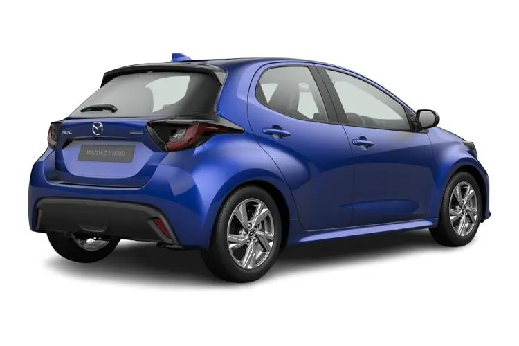 Mazda 2 Hybrid Hatchback 1.5 116 Exclusive Line exterior rear view