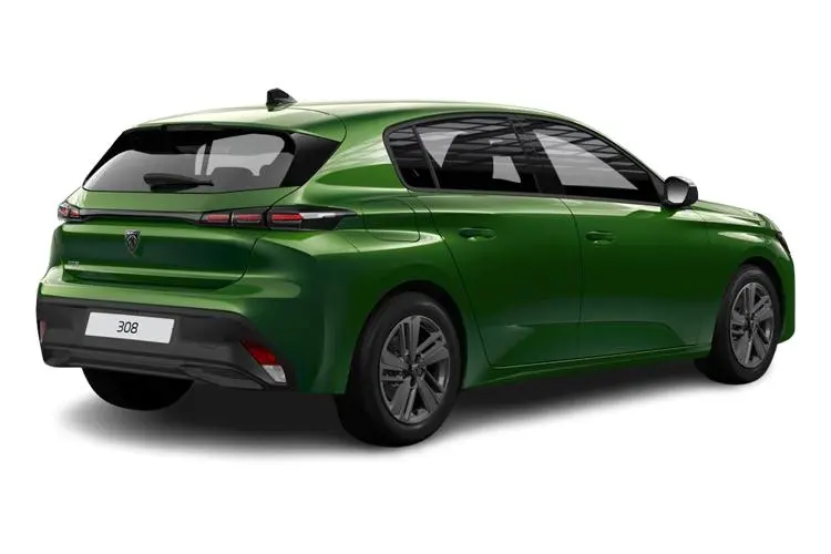 Peugeot E-308 Hatchback 115kW 54kWh 156 GT Auto exterior rear view