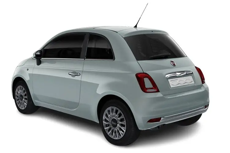 Fiat 500 Hatchback 42kWh 87kW Red exterior rear view