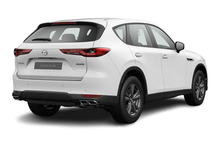 Mazda CX-60 Medium Crossover/SUV 3.3 e-skyactiv mHEV Exclusive-Line Comfort Conveni exterior rear view