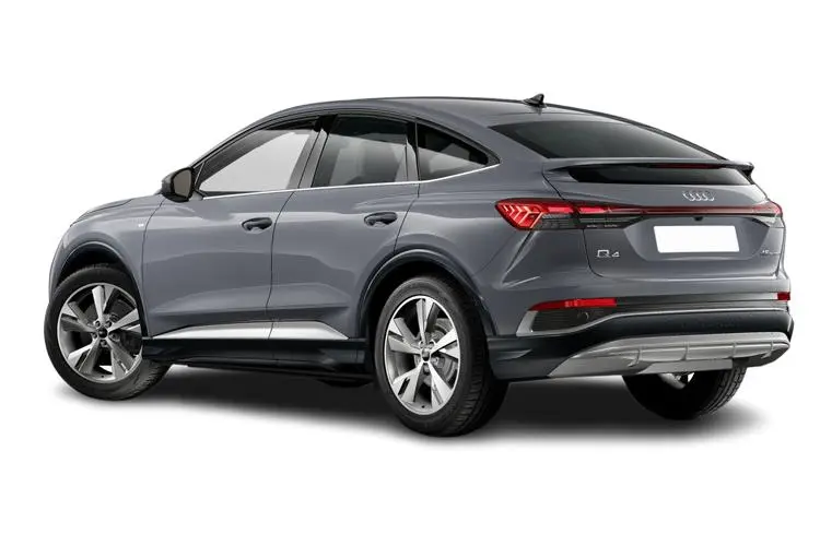 Audi Q4 E-Tron Medium Crossover/SUV 55 82kWh Quattro 340 Black Edition exterior rear view