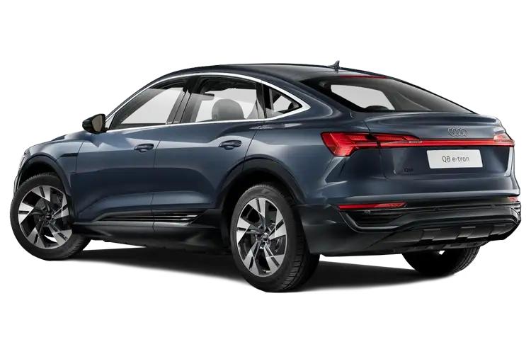 Audi Q8 E-Tron Medium Crossover/SUV 50 95kWh Quattro 340 Vorsprung exterior rear view