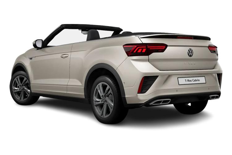 Volkswagen T-Roc Convertible 1.5 TSI Evo 150PS Style exterior rear view