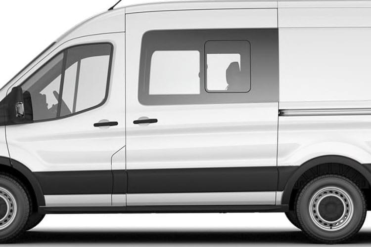 Ford E-Transit Double Cab In Large Van - Standard 425 L3H2 68kWh 269psTND Auto close up