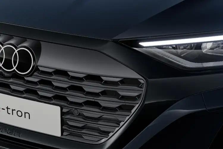 Audi Q8 E-Tron Medium Crossover/SUV 55 114kWh Quattro Black Edition Tech Pro 22kW close up