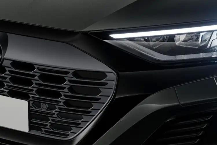 Audi Q8 E-Tron Medium Crossover/SUV 55 114kWh Quattro 408 Black Edition close up