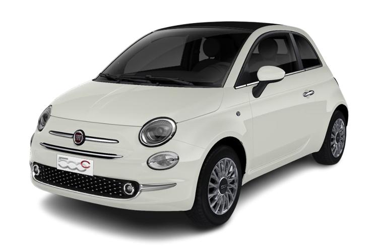 Fiat 500 Convertible Bev 42kWh 87kW Red exterior view