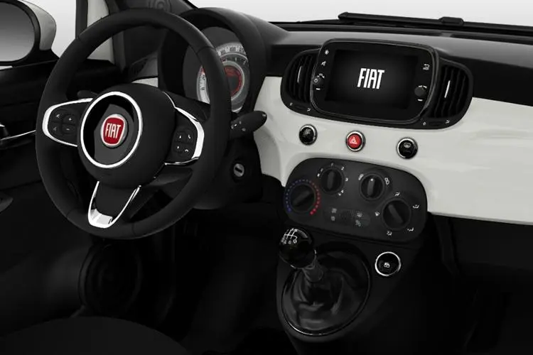 Fiat 500 Convertible 1.0 mHEV 70hp Top interior view