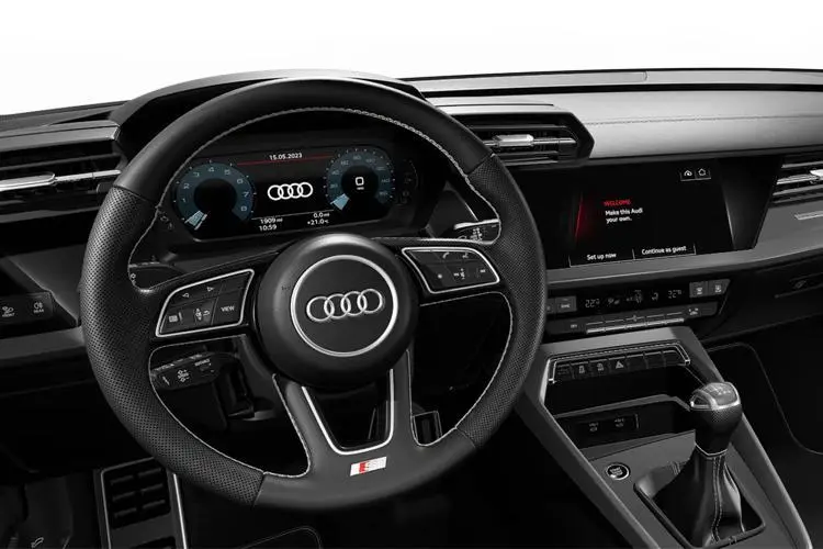 Audi A3 Saloon 35 TDI 150ps Black Edition S tronic interior view