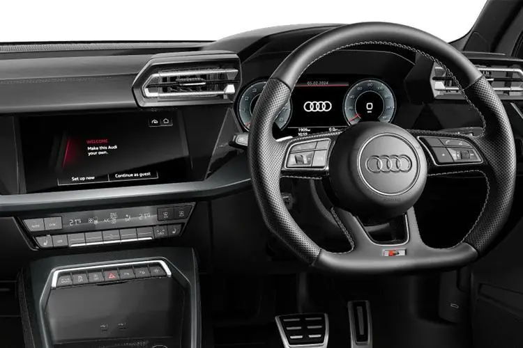 Audi A3 Hatchback 35 TFSI 150 Black Edition interior view