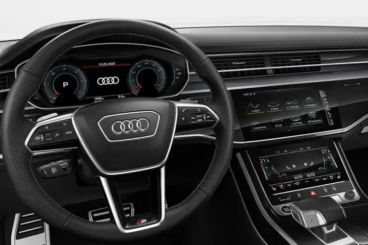 Audi A8 Saloon 55 TFSI 340ps Quattro Black Edition Tiptronic interior view