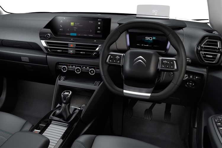 Citroen C4 Hatchback e-C4 100kW EV 50kWh e-series interior view