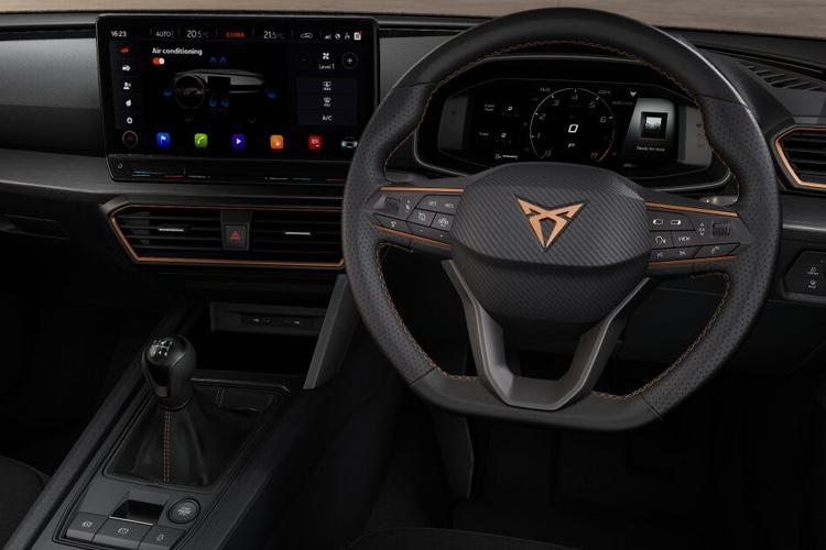 Cupra Leon Hatchback 2.0 TSI 300ps VZ3 Design Edition DSG interior view
