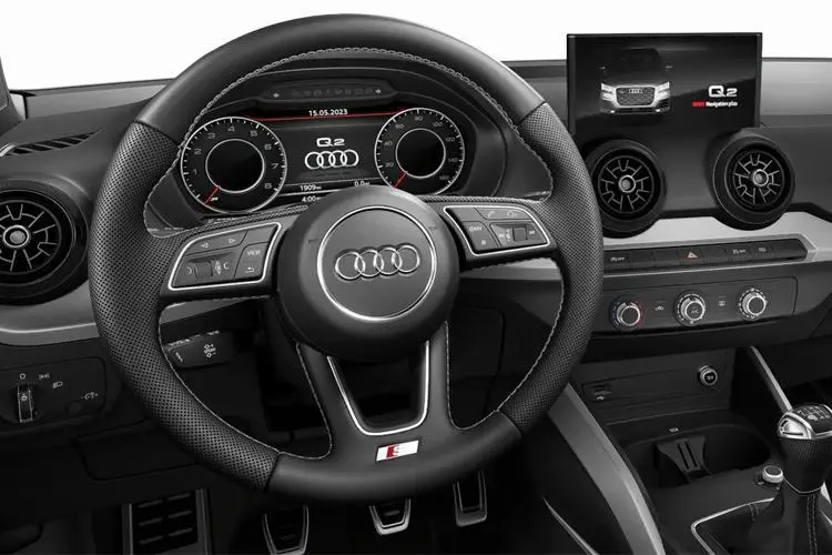 Audi Q2 Small Crossover/SUV 35 TFSI 150ps Black Edition interior view