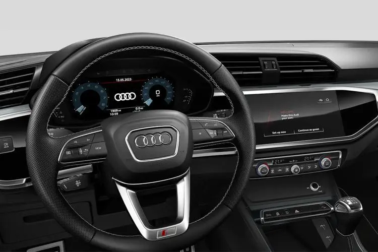 Audi Q3 Small Crossover/SUV 45 TFSI e 245 Black Edition 20in Alloy S tronic interior view