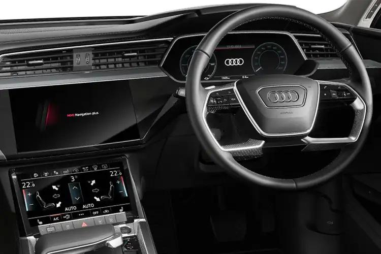Audi Q8 E-Tron Medium Crossover/SUV 55 114kWh Quattro Black Edition Tech Pro 22kW interior view