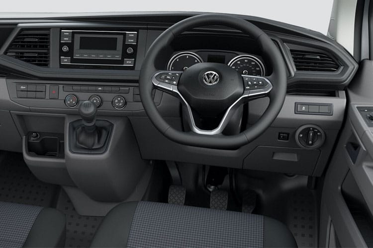 Volkswagen Transporter Chassis Cab Dropside Dropside T30 LWB 2.0 TDI 110ps interior view