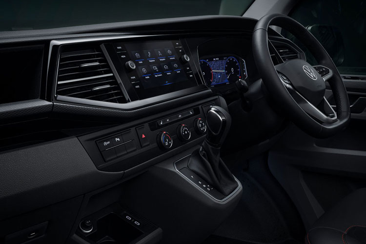 Volkswagen Transporter Sportline Small Van T32 SWB 2.0 BiTDI 204 DSG interior view