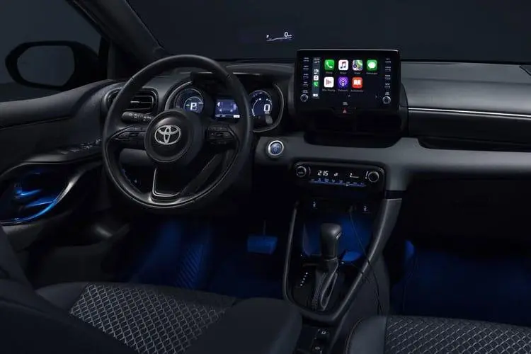 Toyota Yaris Hatchback 1.5 Hybrid 130 GR Sport Safety Pack CVT interior view