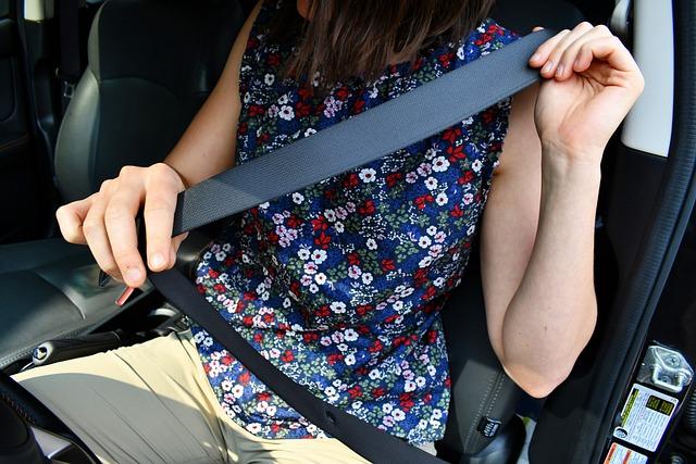 Image of a New Car Seatbelt