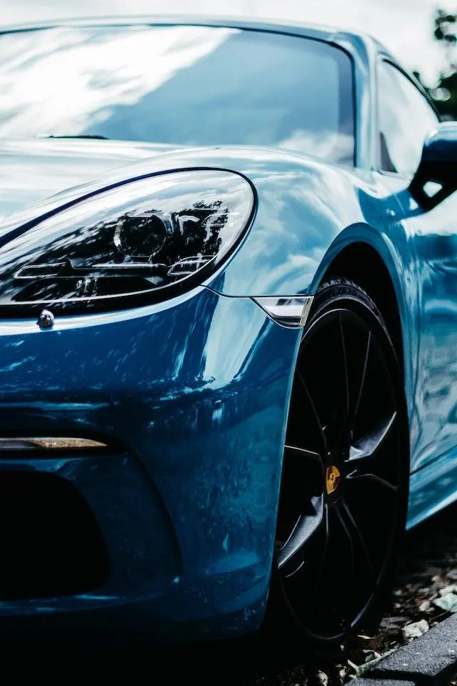 Image of a Porsche Car Wheel Close Up
