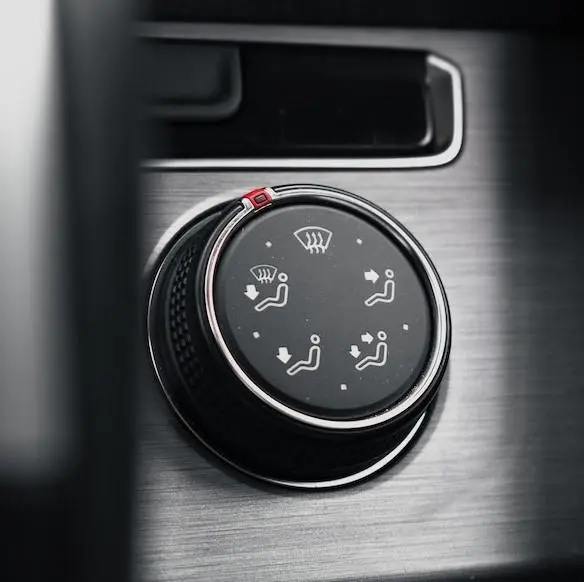 Image of a Vehicles Air Conditioning Control Panel