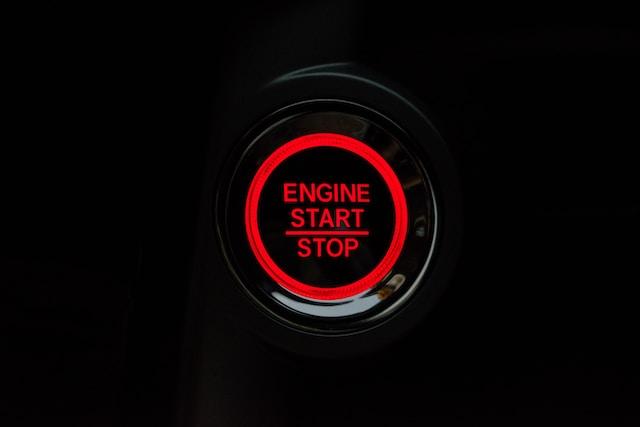 Car Engine Start Stop Button