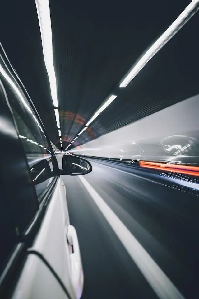 Image of a Car and the Road Ahead