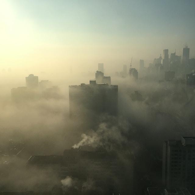 Image of City Smog and Congested Roads