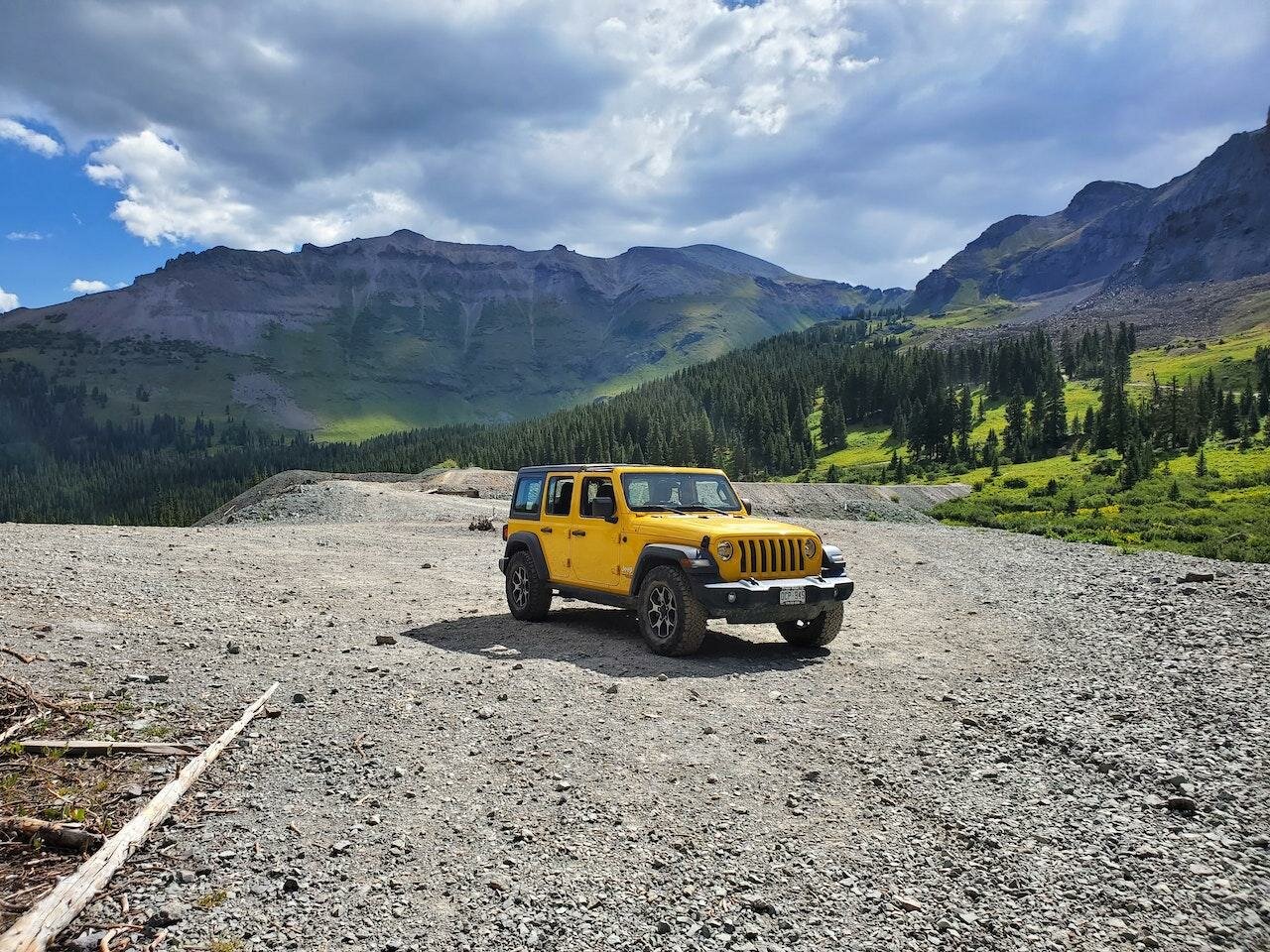 four wheel drive or 4x4 car