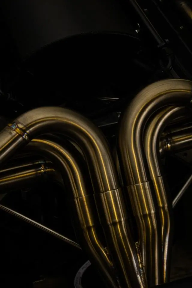Image of a Stunning Car Exhaust Manifold