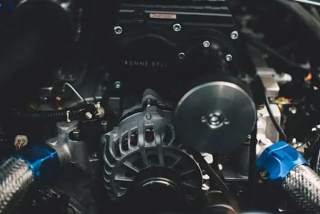 Image of a Car Engine Close Up