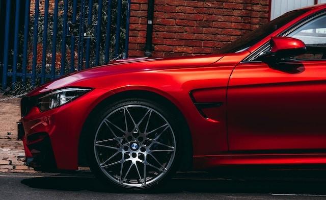 Image of a Red BMW
