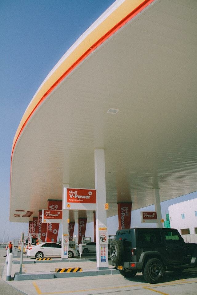 Image of a UK Petrol Station