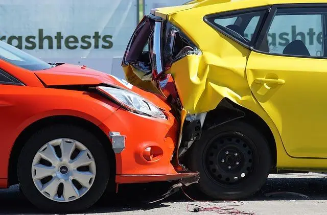 Image of a Car Crash involving two vehicles