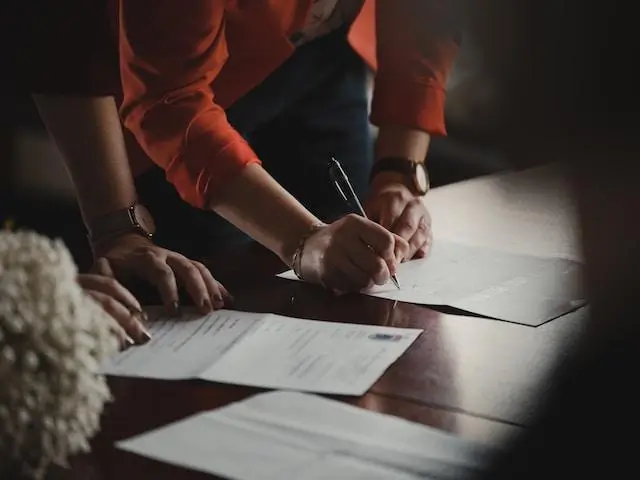Image of DVLA Declaration Paperwork