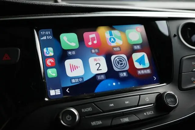 Image of an Apple Car Play Screen