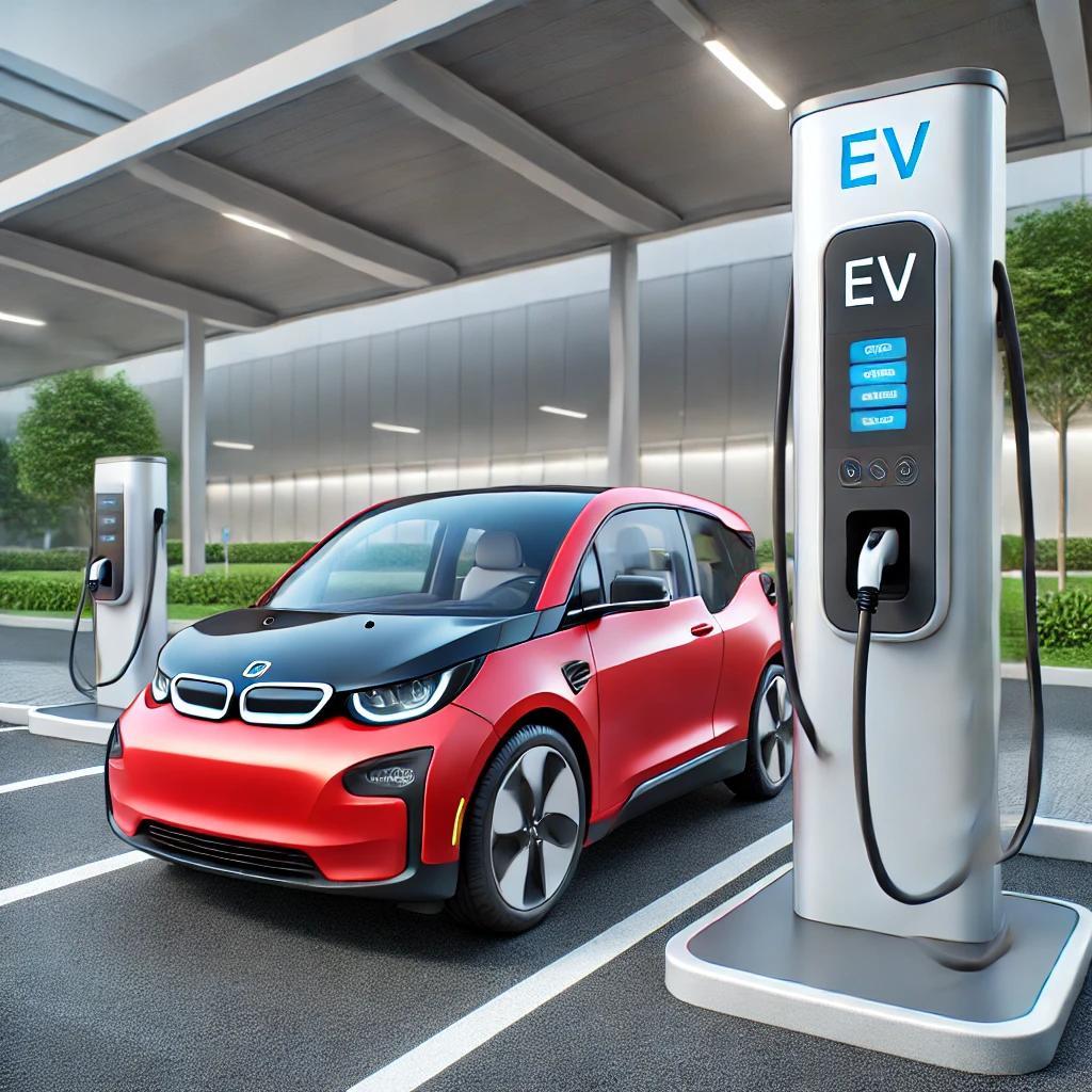 Realistic EV Charger Image