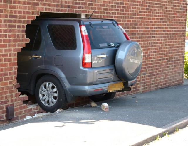 This Might Be the Weirdest Car Crash Ever