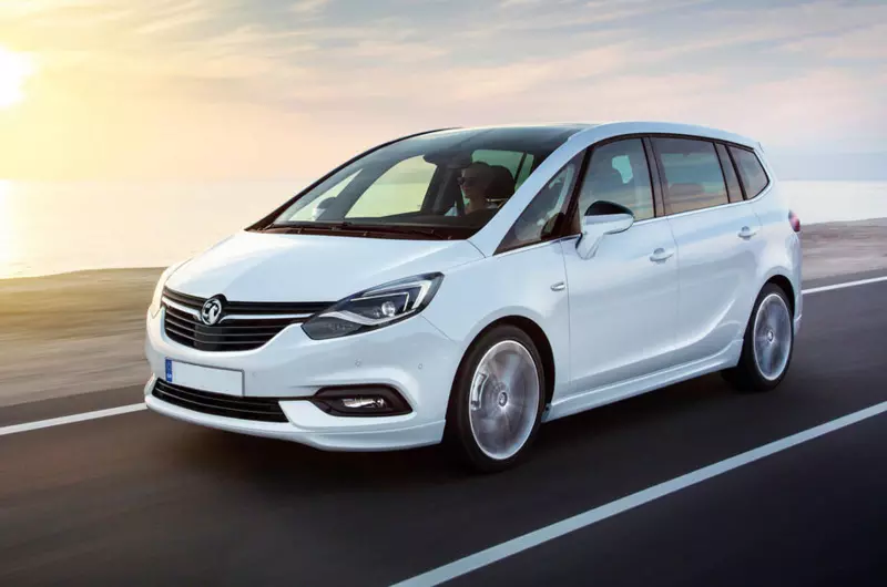 vauxhall zafira front
