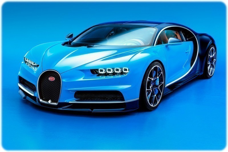 New-Car-Bugatti-Chiron-Front-Side 