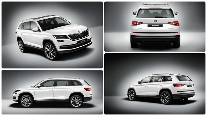 New Skoda Kodiaq car collage