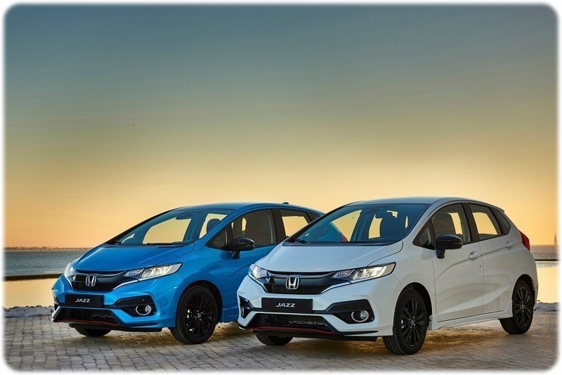 New 2018 Honda Jazz in the new Skyride Blue