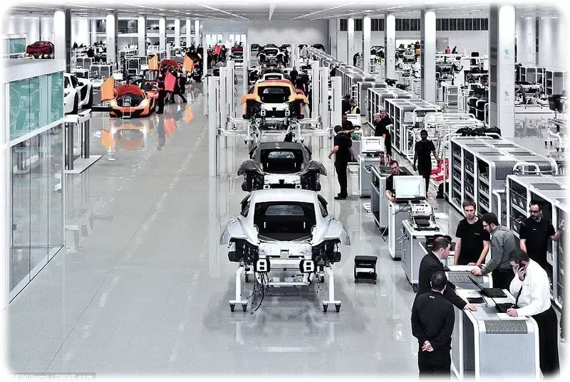 Mclaren factory production line 2