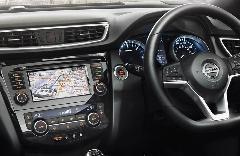 69 Plate MNIssan Qashqai Interior
