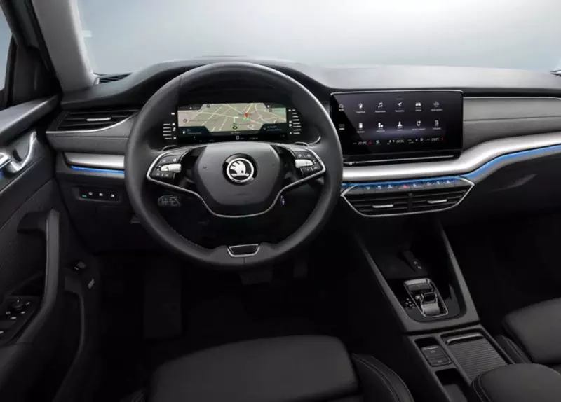2020 skoda octavia interior dashboard photo