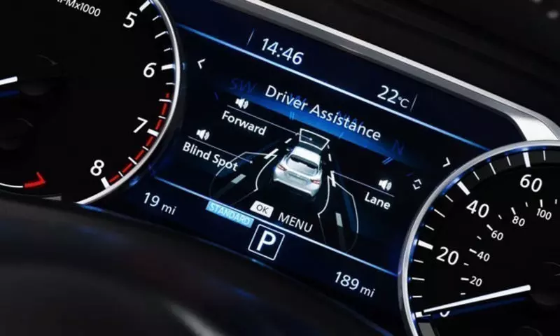 driver assistance display