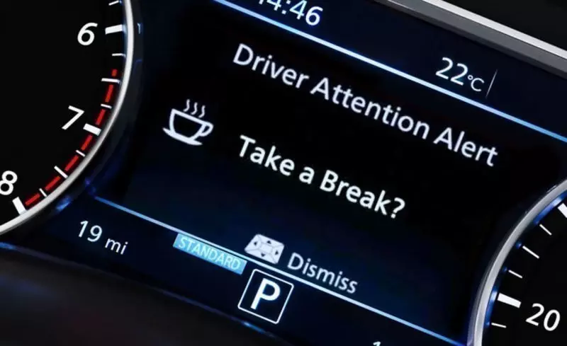 driver alert display