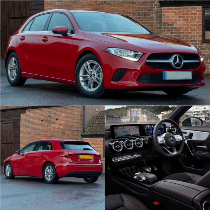 2020 A-Class interior and exterior collage